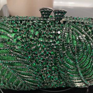 Rhinestone Box Clutch